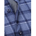Men's Cozy Fleece-Lined Plaid Shirt - Casual Long Sleeve,