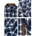 Men's Flannel Long Sleeved Checkered Shirt