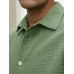 Men's Cotton Seersucker Long Sleeve Shirt